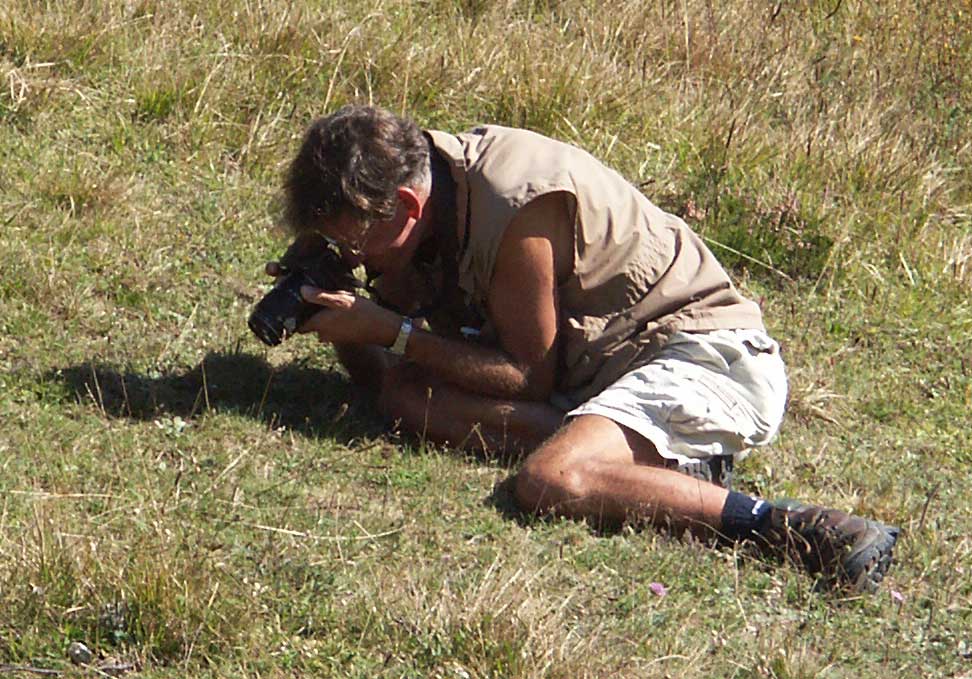 Willem-Jan fotograferend